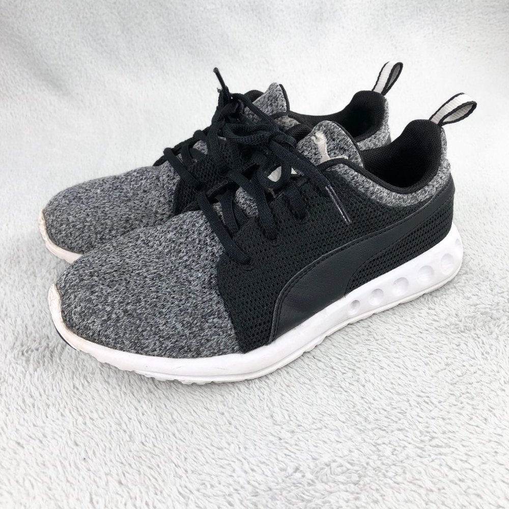Puma Women's Carson Heath 189027-01 Gray/Black Running Shoes Sneakers, Size 6